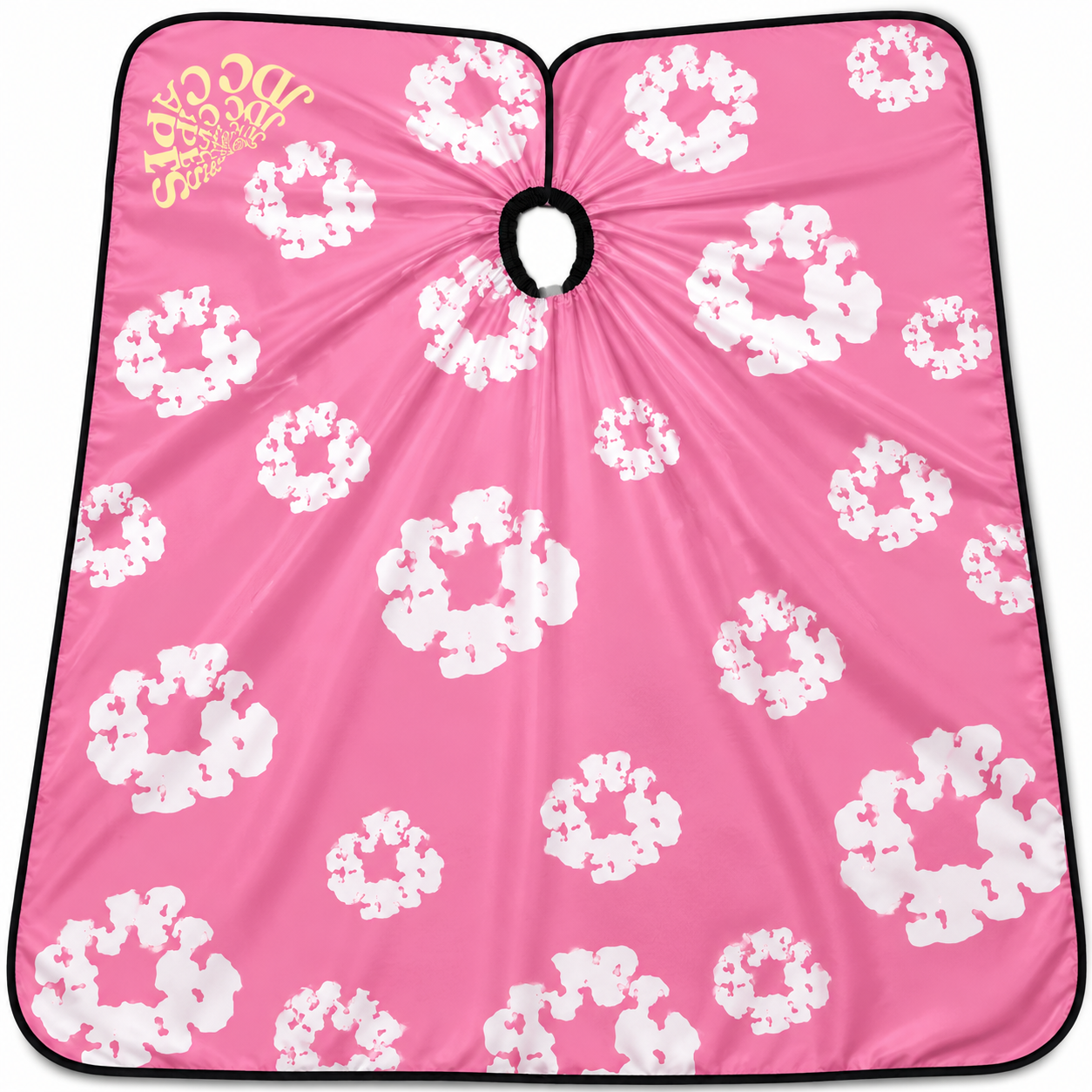 19. JDC Pink Pattern Barber Cape