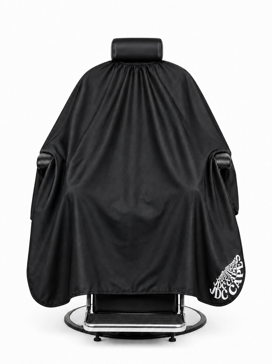 75. JDC Classic Black Barber Cape