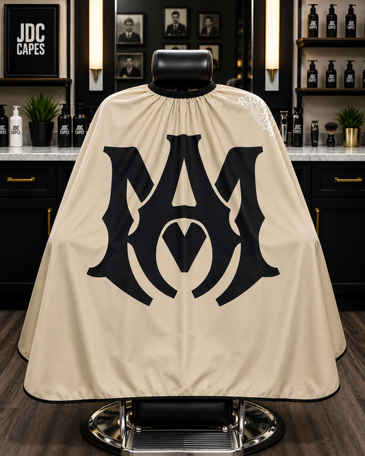 23. JDC Monogram Barber Cape
