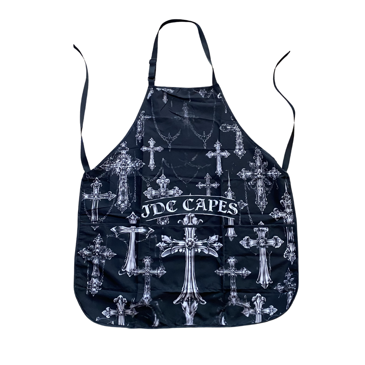 100. JDC Silver Cross Barber Apron