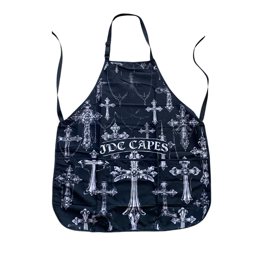 100. JDC Silver Cross Barber Apron
