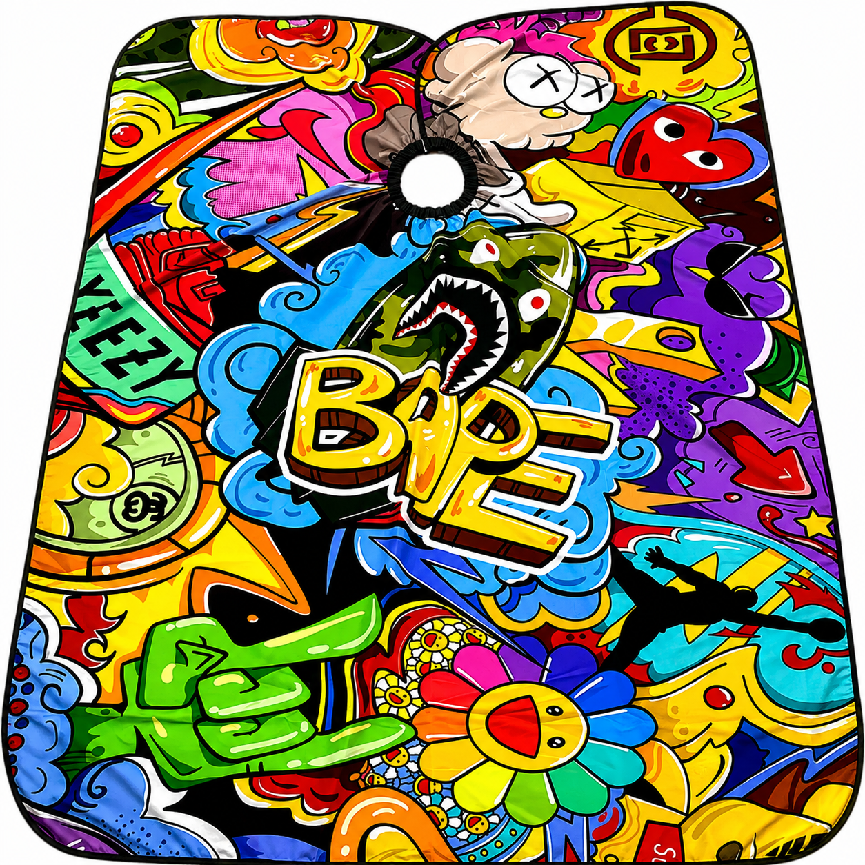 20. BAPE Pop Art Barber Cape
