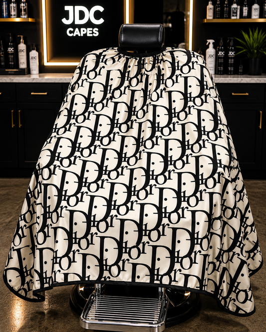 27. JDC Monogram Barber Cape