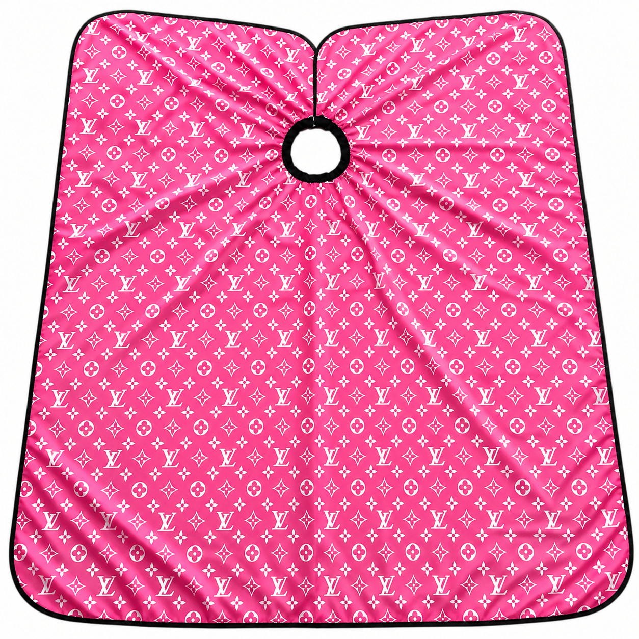 31. JDC Pink Drip Barber Cape