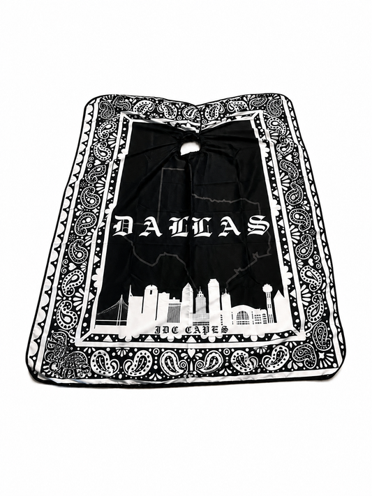 44. Black Dallas Barber Cape