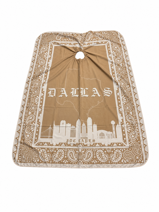 45. Dallas Beige Barber Cape