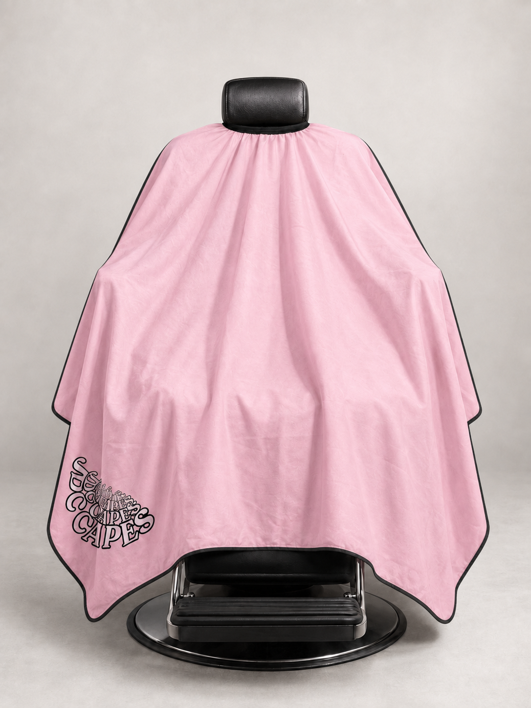 65. Blush Pink Barber Cape