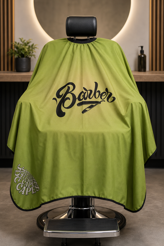 70. Lime Green Barber Cape