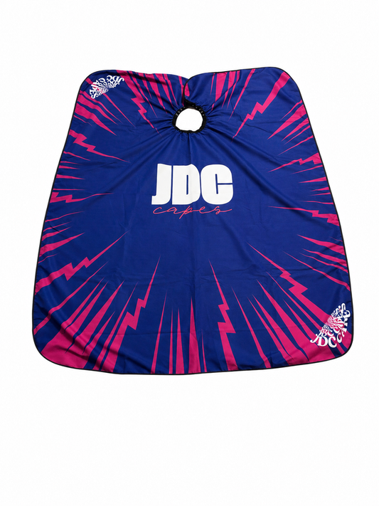 72. JDC Electric Burst Barber Cape