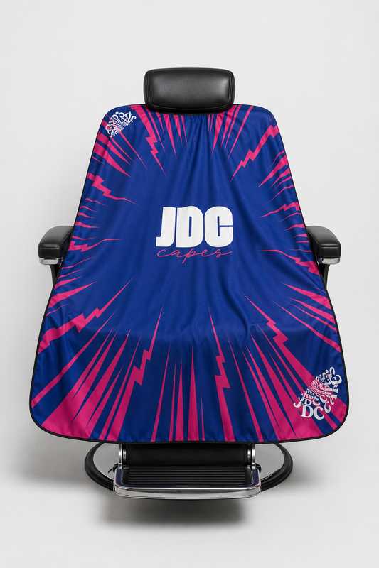 72. JDC Electric Burst Barber Cape