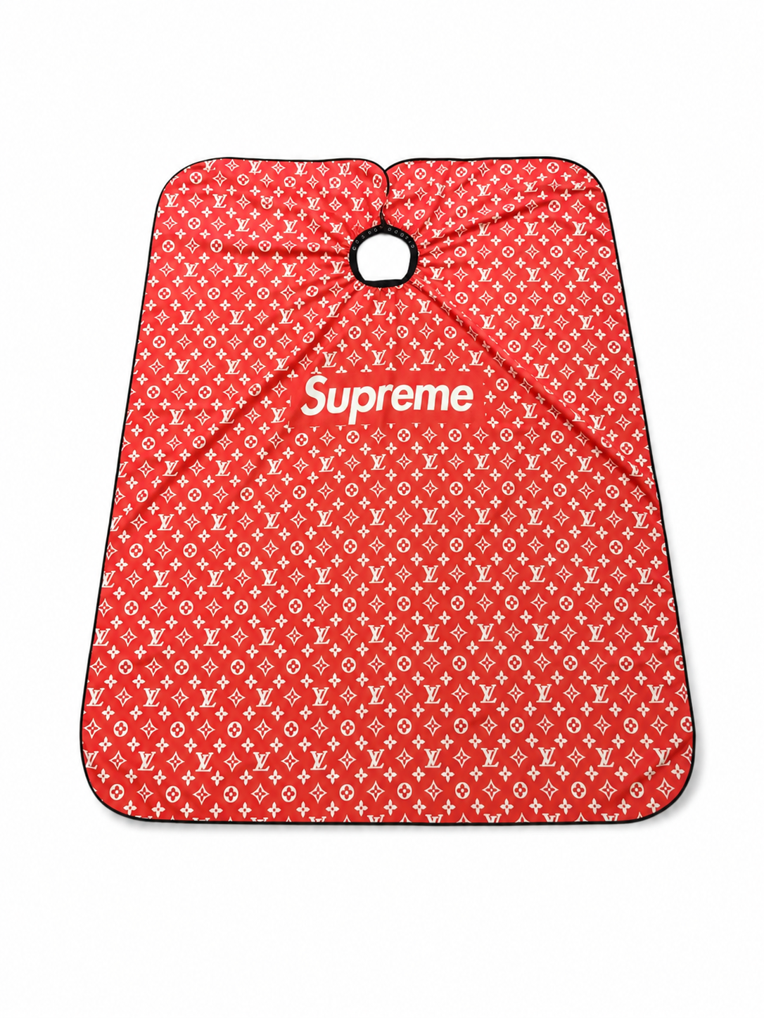 78. Red Luxury Barber Cape
