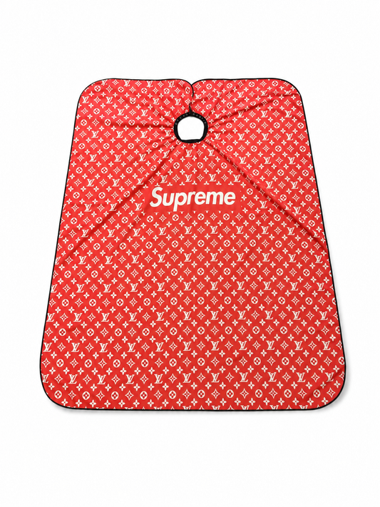 78. Red Luxury Barber Cape