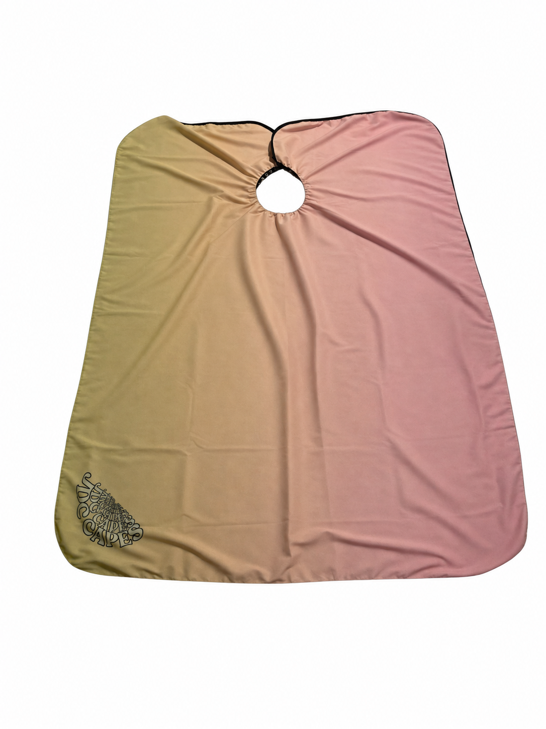 86. Desert Rose Ombré Barber Cape