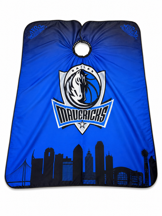 89. Dallas Mavericks Skyline Barber Cape