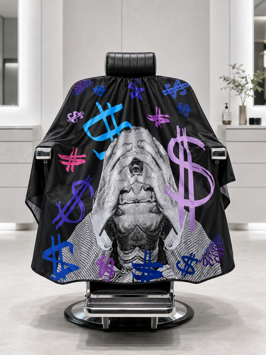 91. Money Crazy Barber Cape