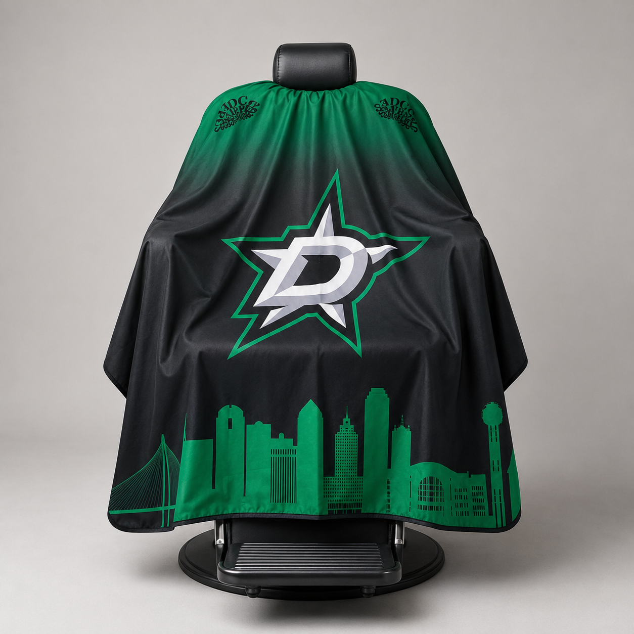 90. Dallas Stars Barber Cape