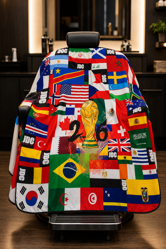 107. World Cup 2026 Flags Barber Cape