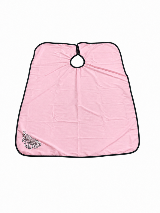 65. Blush Pink Barber Cape