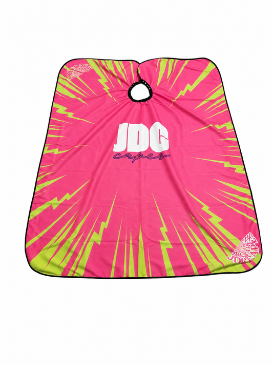74. Pink Voltage Barber Cape