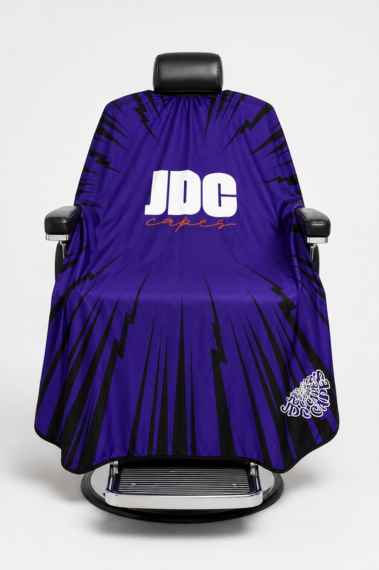 85. Purple Voltage Professional Barber Cape
